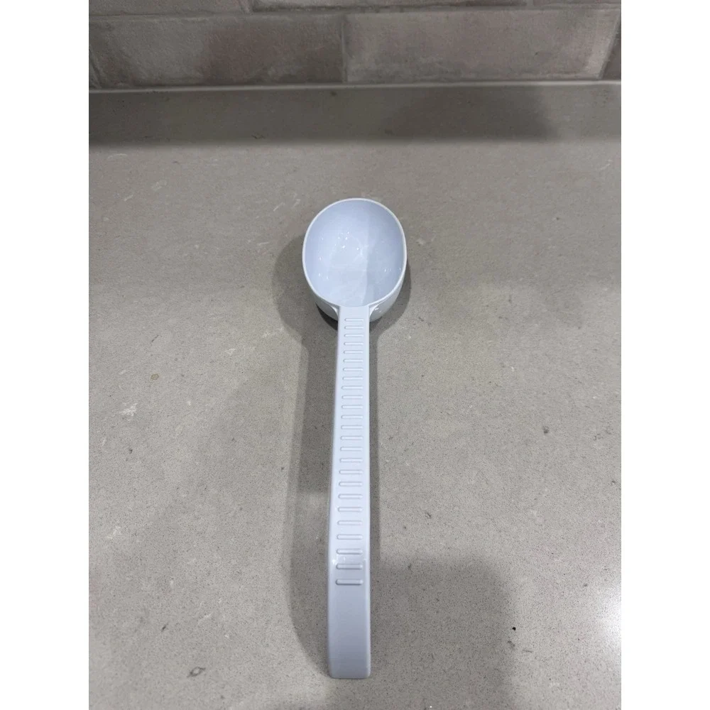 Weight Watchers 1 Cup White Plastic Measuring Scoop Oval Solid Single Item